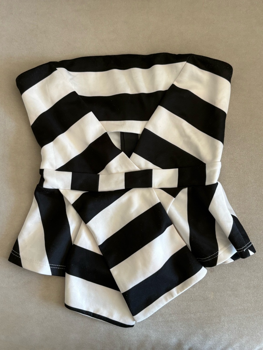 Guess Striped Bustier Top